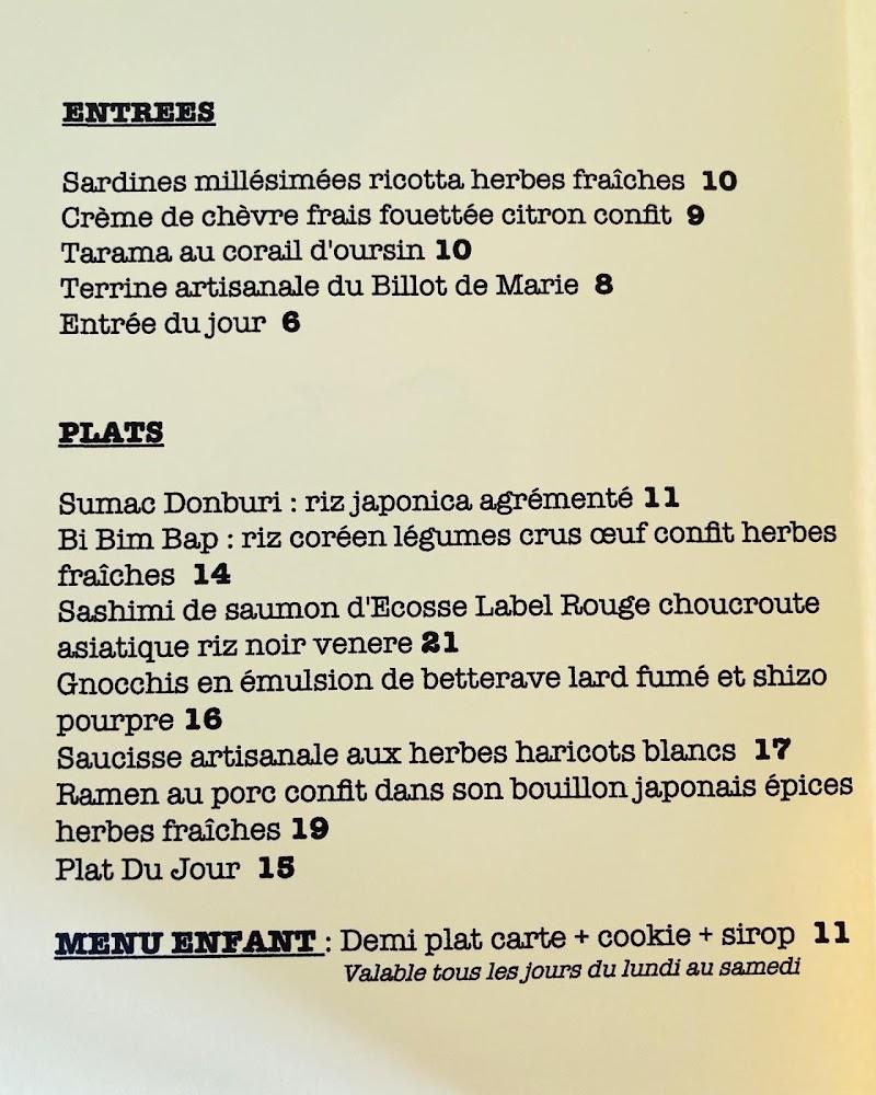 Maison Sumac - Menu Image 1